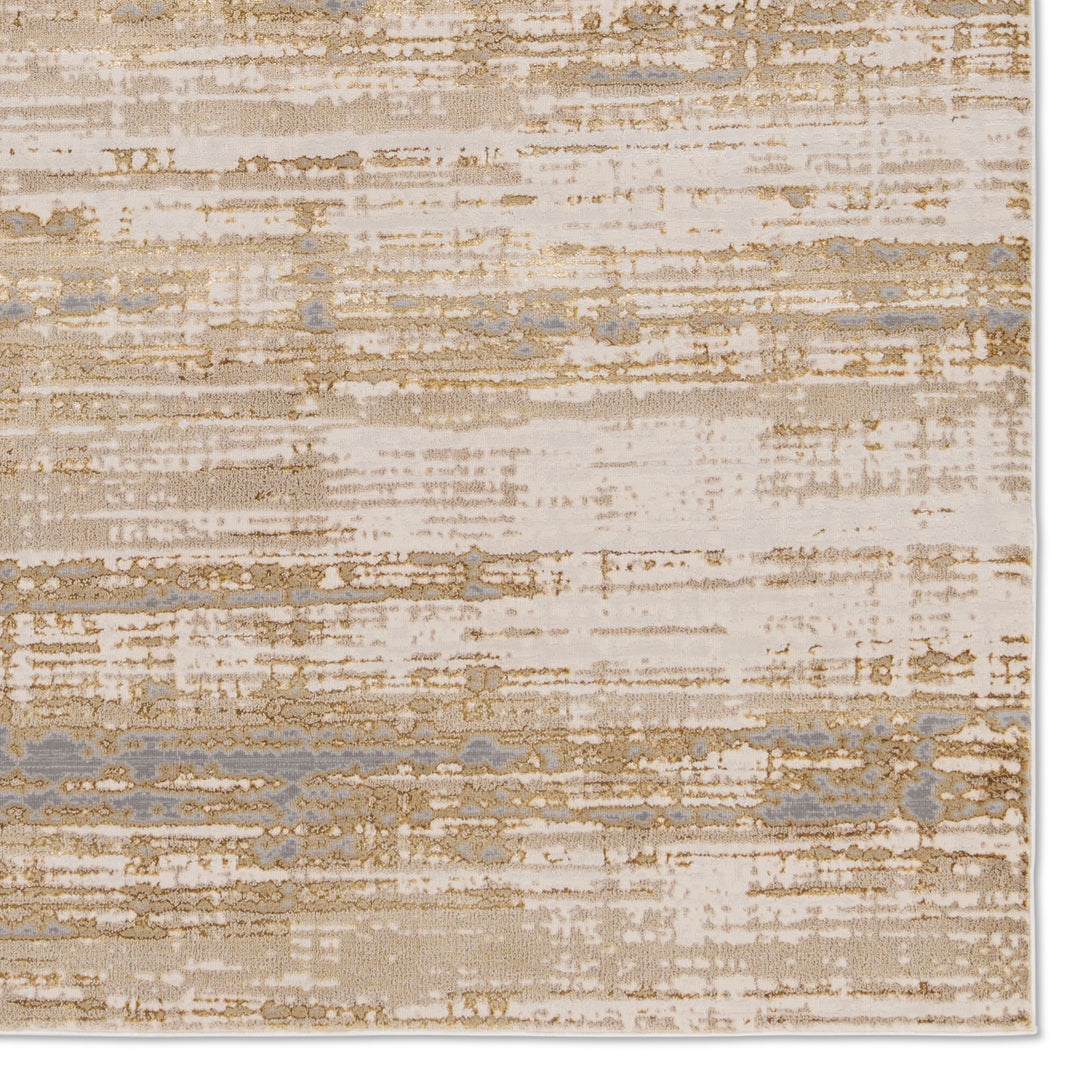 Jaipur Living Conclave Abstract Gold/ Cream Area Rug (5'X7'6")