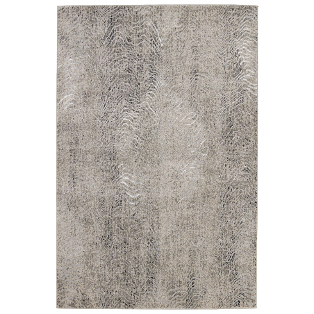 Jaipur Living Dune Animal Pattern Gray/ Taupe Runner Rug (3'3"X12')