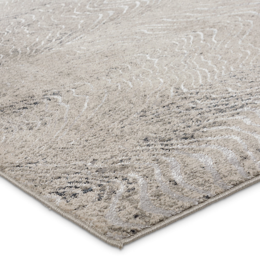 Jaipur Living Dune Animal Pattern Gray/ Taupe Runner Rug (3'3"X12')