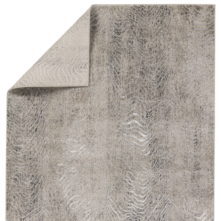 Jaipur Living Dune Animal Pattern Gray/ Taupe Runner Rug (3'3"X12')