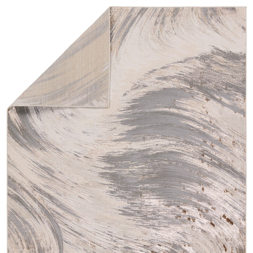 Jaipur Living Zione Abstract Gray/ Brown Area Rug (5'X7'6")