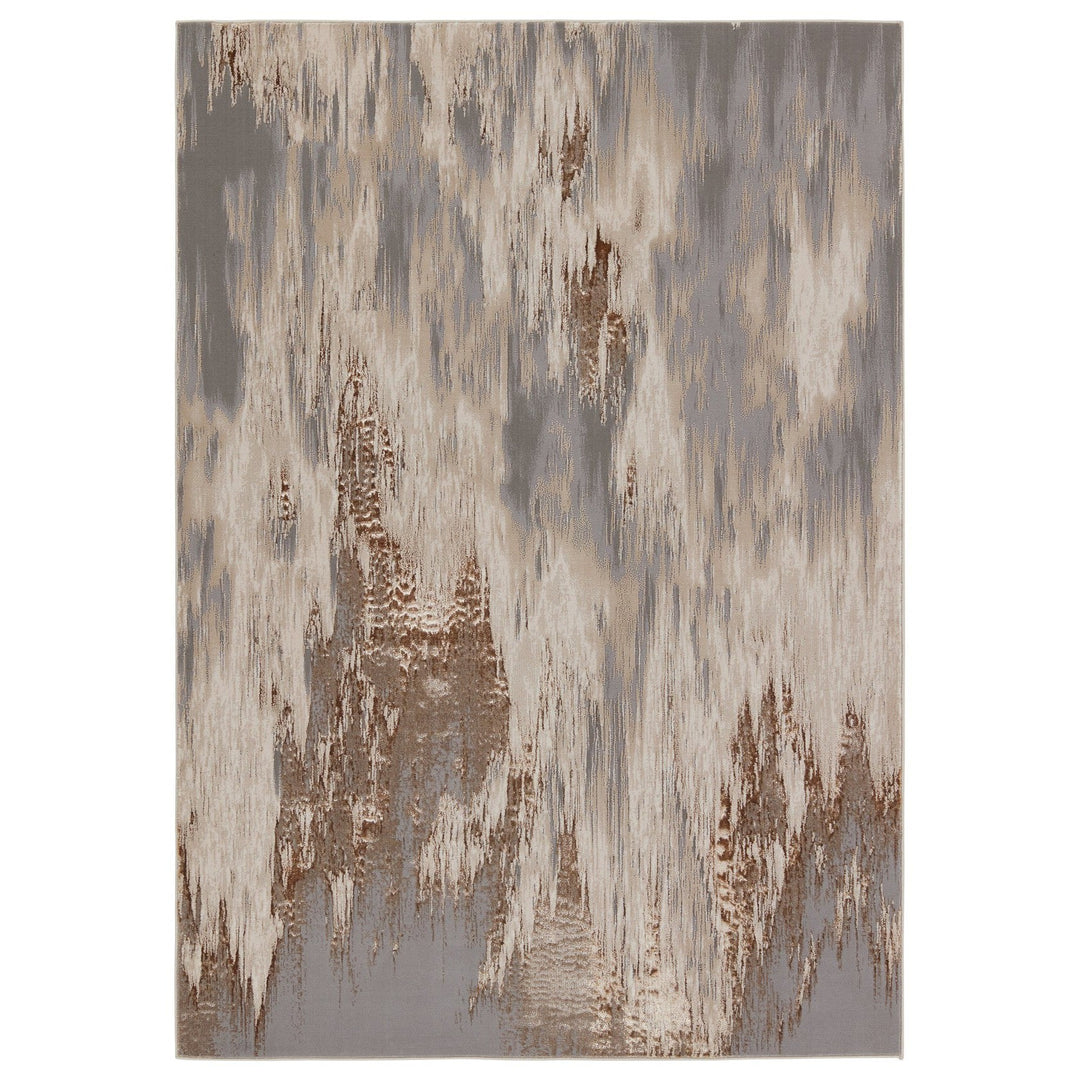 Jaipur Living Ulysses Abstract Taupe/ Gray Area Rug (5'X7'6")