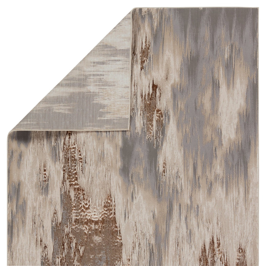 Jaipur Living Ulysses Abstract Taupe/ Gray Area Rug (6'7"X9'6")