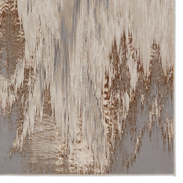 Jaipur Living Ulysses Abstract Taupe/ Gray Area Rug (5'X7'6")