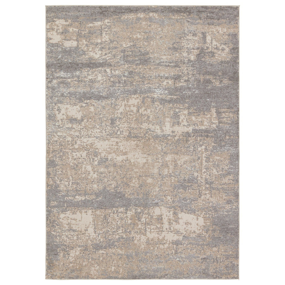 Jaipur Living Sanford Abstract Slate/ Light Taupe Area Rug (6'7"X9'6")