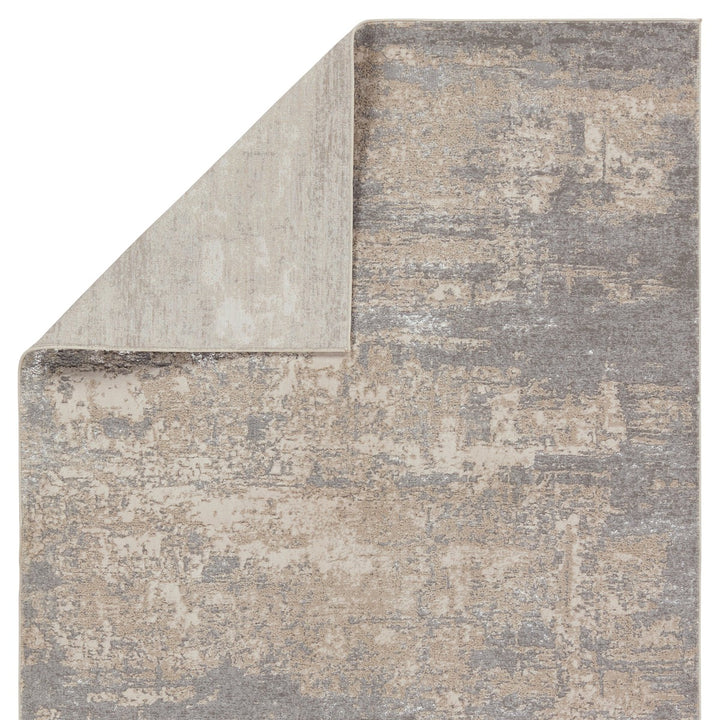 Jaipur Living Sanford Abstract Slate/ Light Taupe Area Rug (6'7"X9'6")