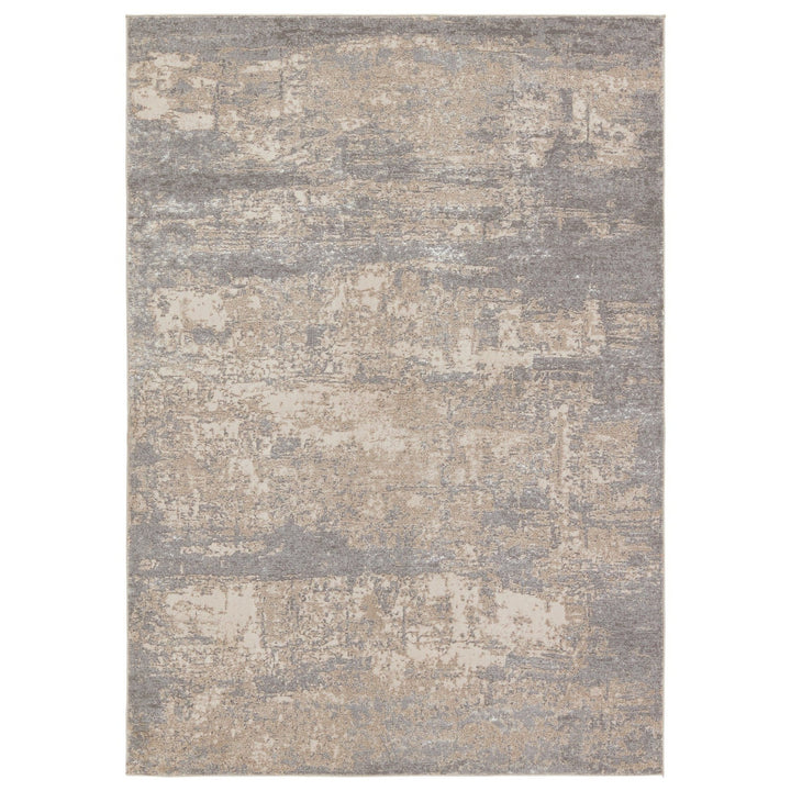 Jaipur Living Sanford Abstract Slate/ Light Taupe Runner Rug (3'3"X12')