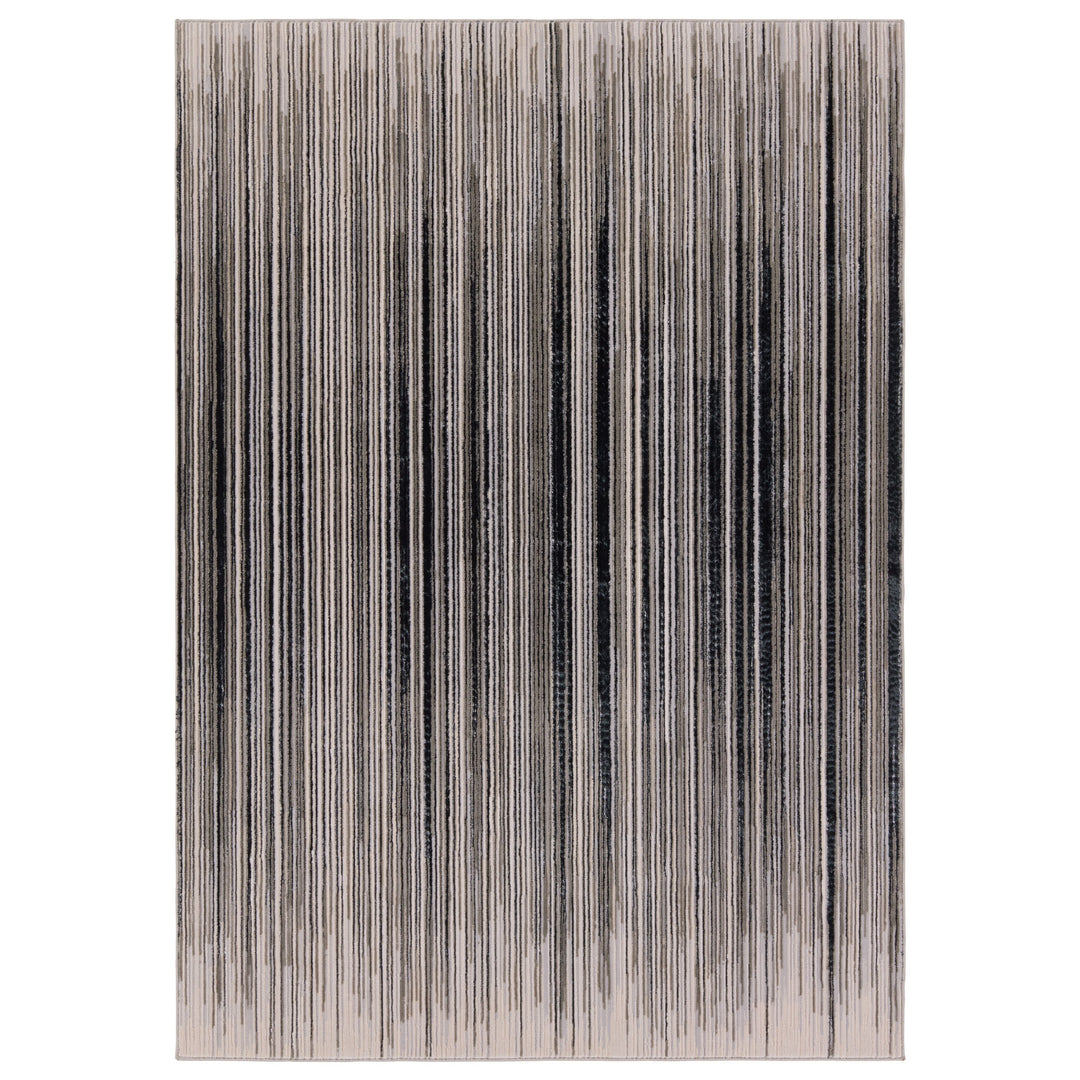 Jaipur Living Adilah Striped Gray/Cream Area Rug (7'10"X10'6")