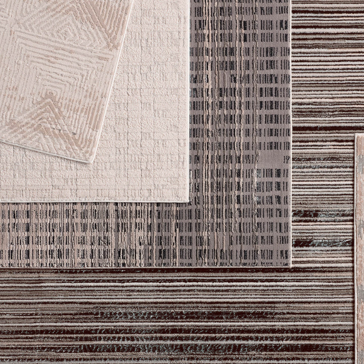 Jaipur Living Adilah Striped Gray/Cream Area Rug (5'X7'6")