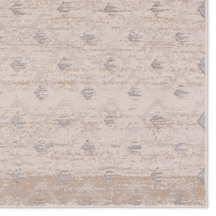 Jaipur Living Carine Geometric Tan/Bronze Runner Rug (3'3"X12')