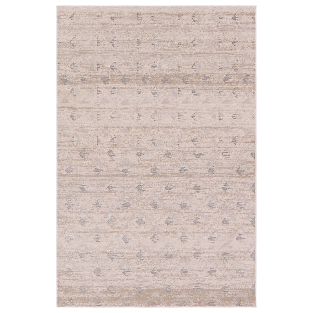 Jaipur Living Carine Geometric Tan/Bronze Runner Rug (3'3"X12')