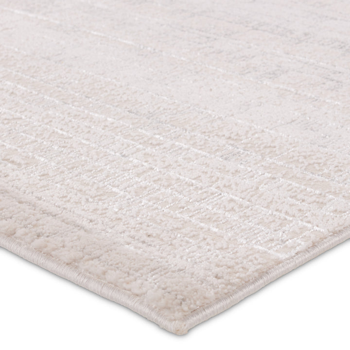 Jaipur Living Taleen Striped Cream/Silver Area Rug (7'10"X10'6")