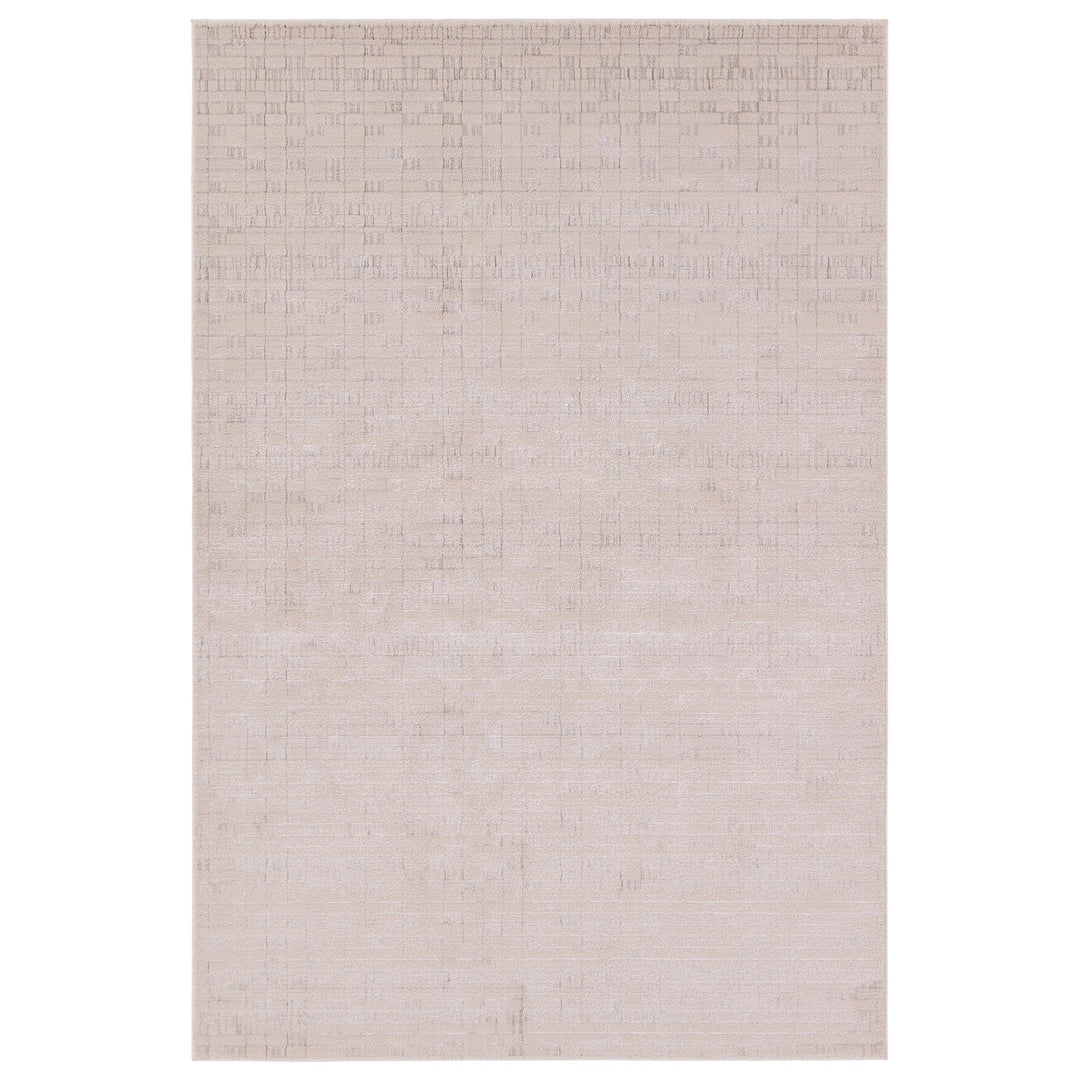 Jaipur Living Taleen Striped Cream/Silver Runner Rug (3'3"X12')