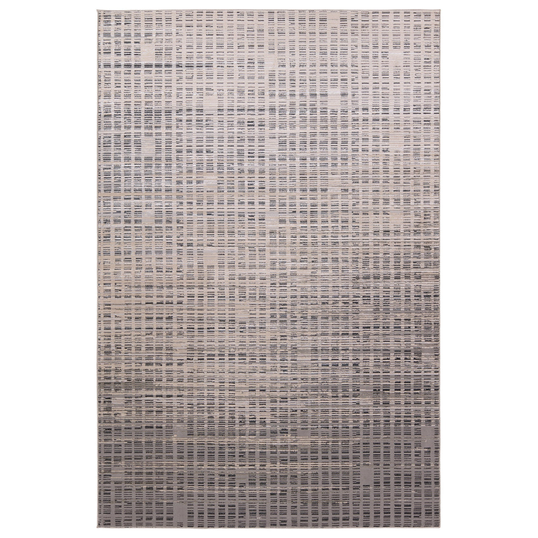 Jaipur Living Siran Striped Gray/Cream Area Rug (6'7"X9'6")