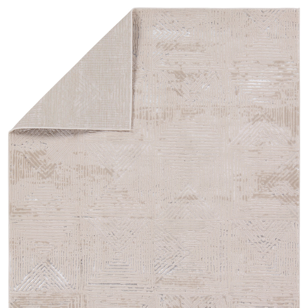 Jaipur Living Rehan Geometric Light Gray/Silver Area Rug (7'10"X10'6")