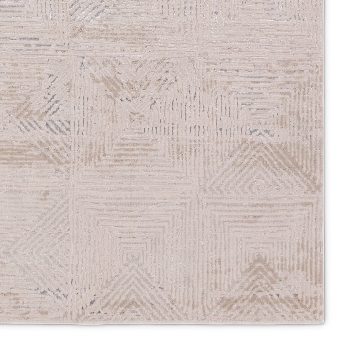 Jaipur Living Rehan Geometric Light Gray/Silver Area Rug (7'10"X10'6")