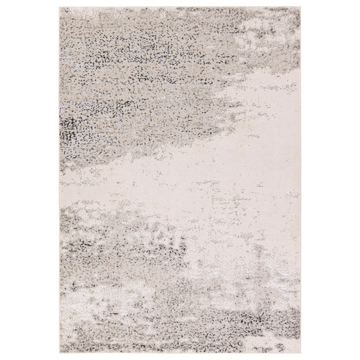 Jaipur Living Faizah Abstract Cream/Gray Runner Rug (3'3"X12')