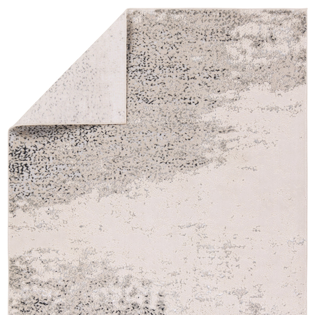 Jaipur Living Faizah Abstract Cream/Gray Runner Rug (3'3"X12')