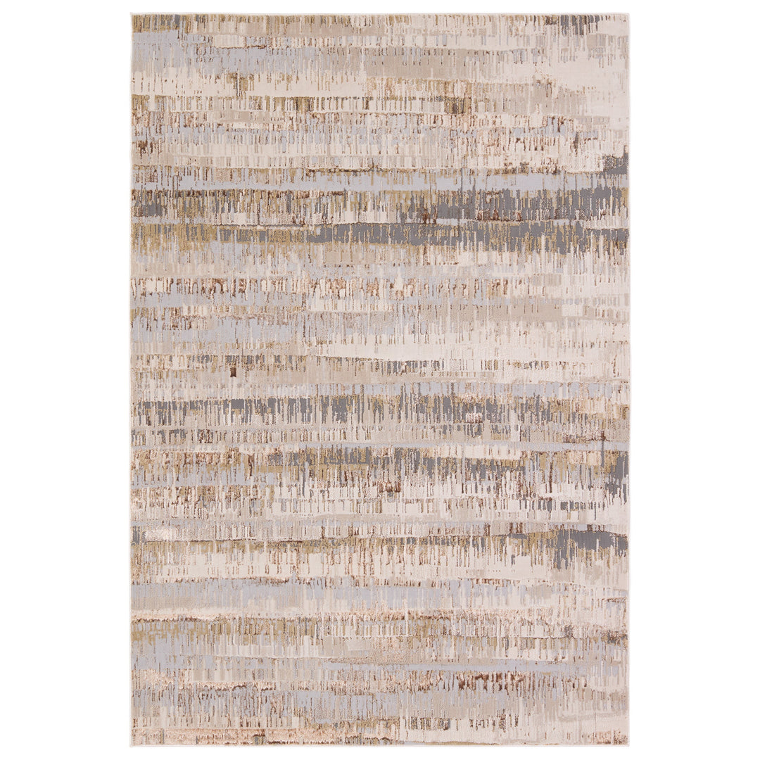 Jaipur Living Elysia Striped Taupe/Cream Area Rug (5'X7'6")