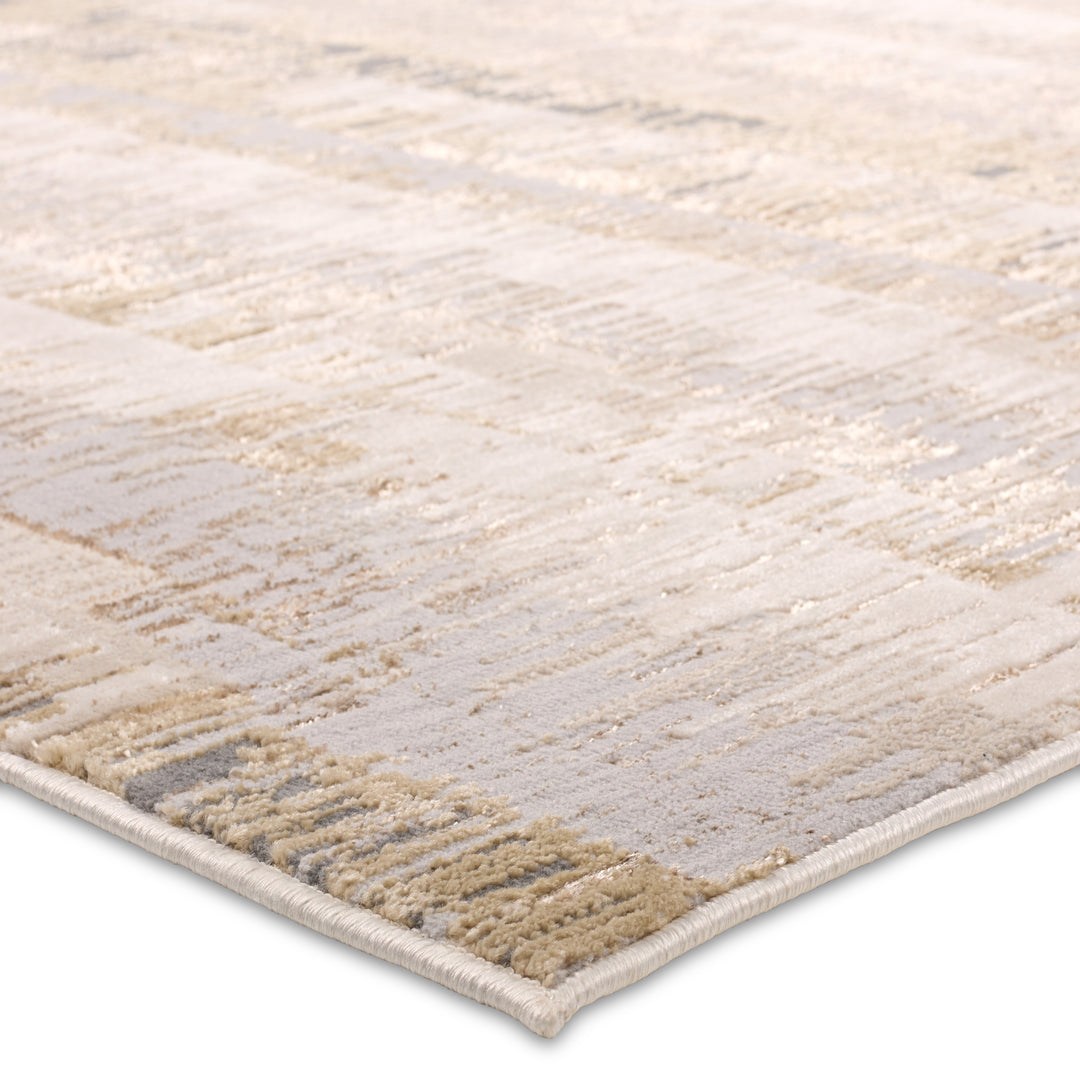 Jaipur Living Elysia Striped Taupe/Cream Runner Rug (2'2"X8' RNR)