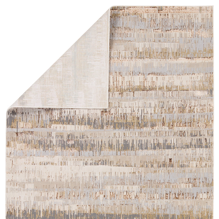 Jaipur Living Elysia Striped Taupe/Cream Area Rug (5'X7'6")