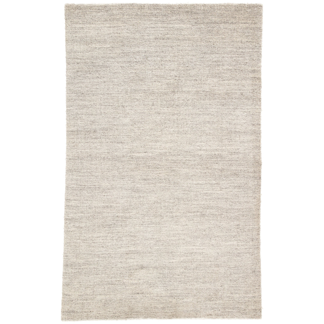 Jaipur Living Beecher Handmade Solid Beige/ Gray Area Rug (5'X8')