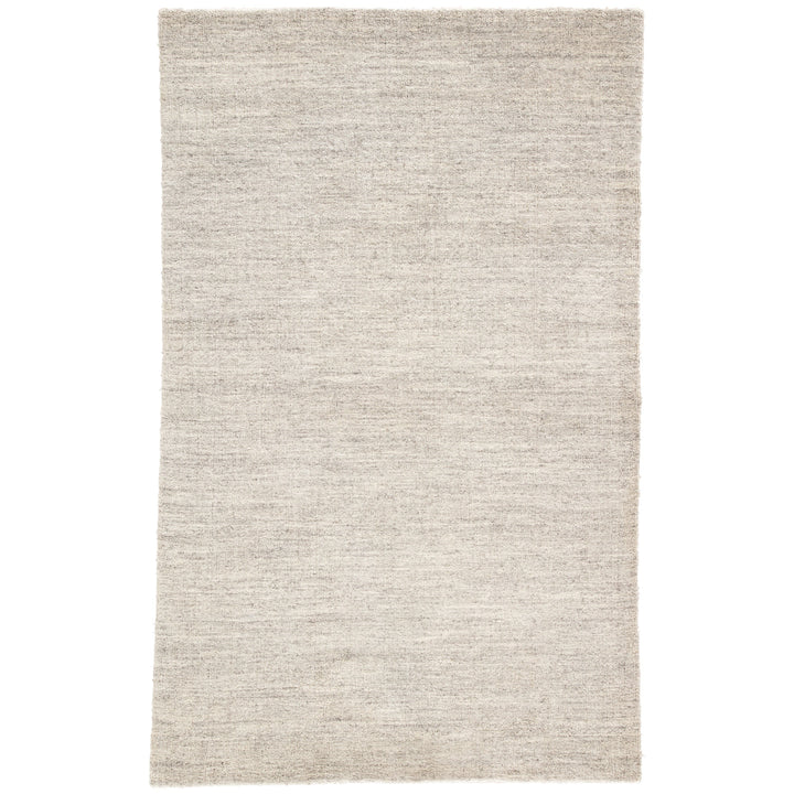 Jaipur Living Beecher Handmade Solid Beige/ Gray Area Rug (5'X8')