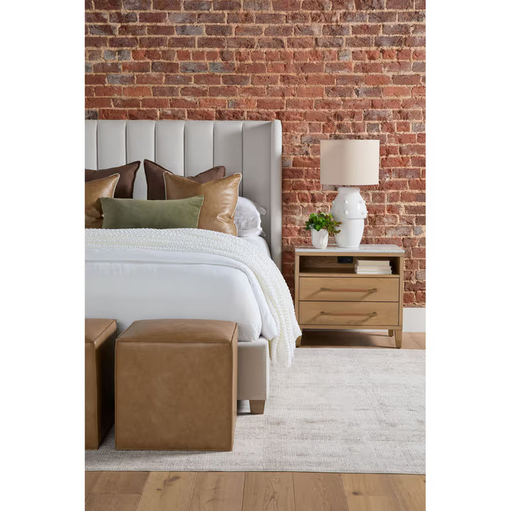 Cambria 2-Drawer Nightstand