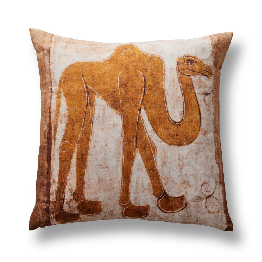 Camel Pillow-Ann Gish-ANNGISH-PWCL2222-CML-Pillows-1-France and Son