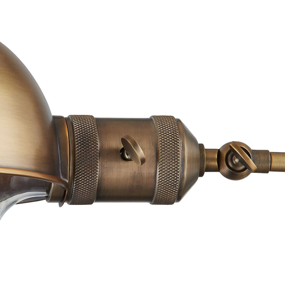 Cannon Plug-In Sconce - Patina Brass