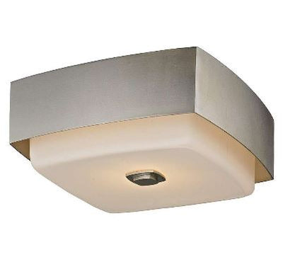Allure 1Lt Ceiling Flush-Troy Lighting-TROY-C5672-Flush MountsWarm Silver Leaf-Square Shape-5-France and Son