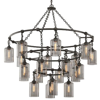 Gotham Pendant Aged Silver-Troy Lighting-TROY-F4426-Pendants20 Light-2-France and Son