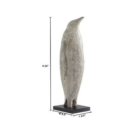 Penguin Sculpt | Grey-Cyan Design-CYAN-11639-Decorative ObjectsSmall-9-France and Son