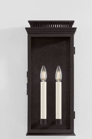 Louie Exterior Wall Sconce-Troy Lighting-TROY-B2520-FOR-Outdoor Wall Sconces2 Light-4-France and Son