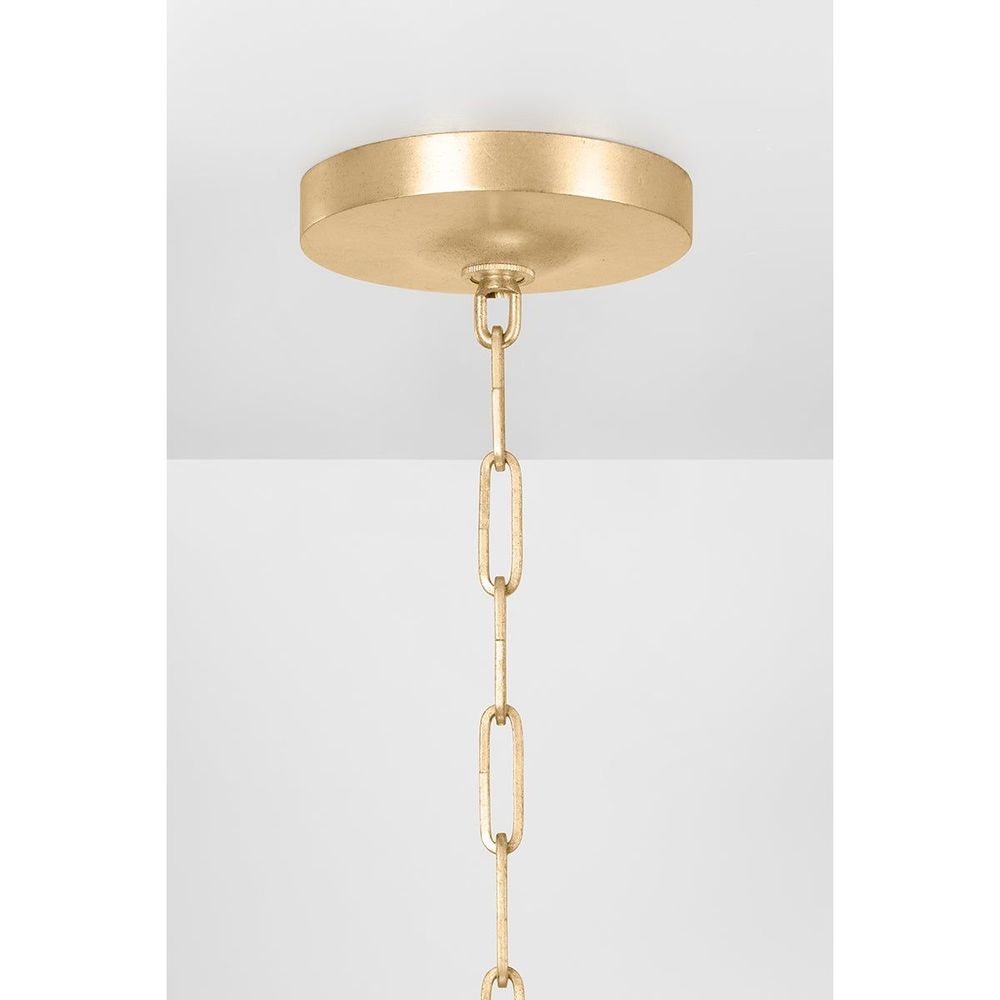 Cartagena Chandelier - Vintage Gold Leaf 16 Lights