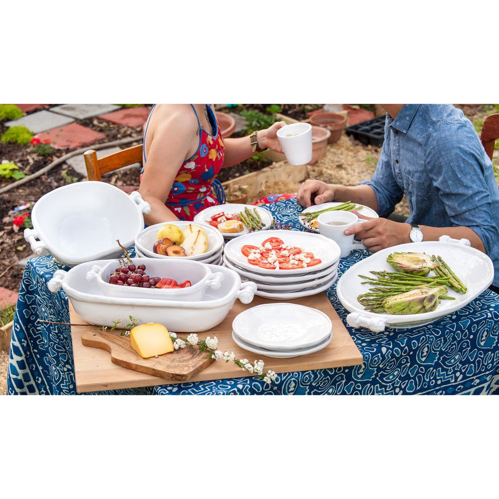 Bowls Casa Bianca Casserole, Oval Shape, Small Set of 2