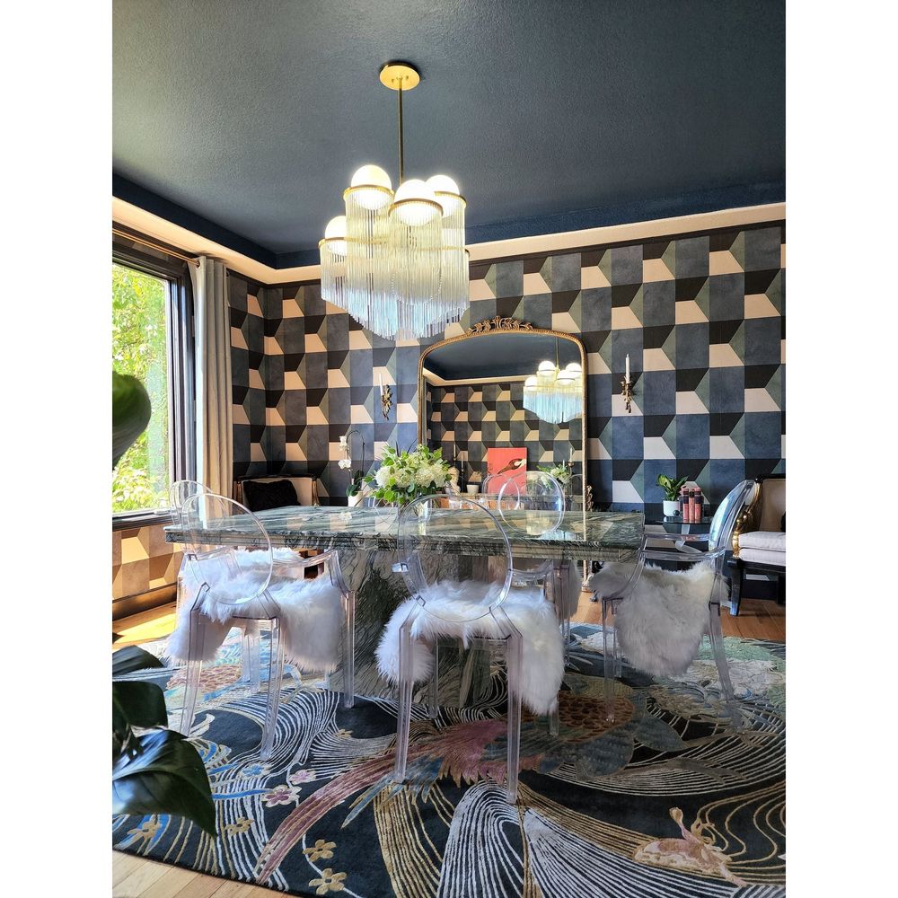 Celestial Chandelier - Aged Brass 6 Lights