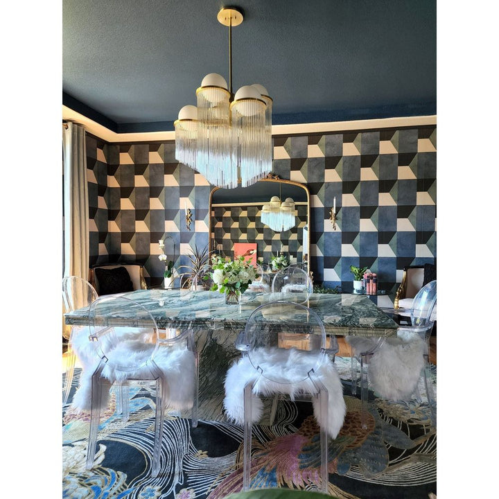 Celestial Chandelier - Aged Brass 6 Lights