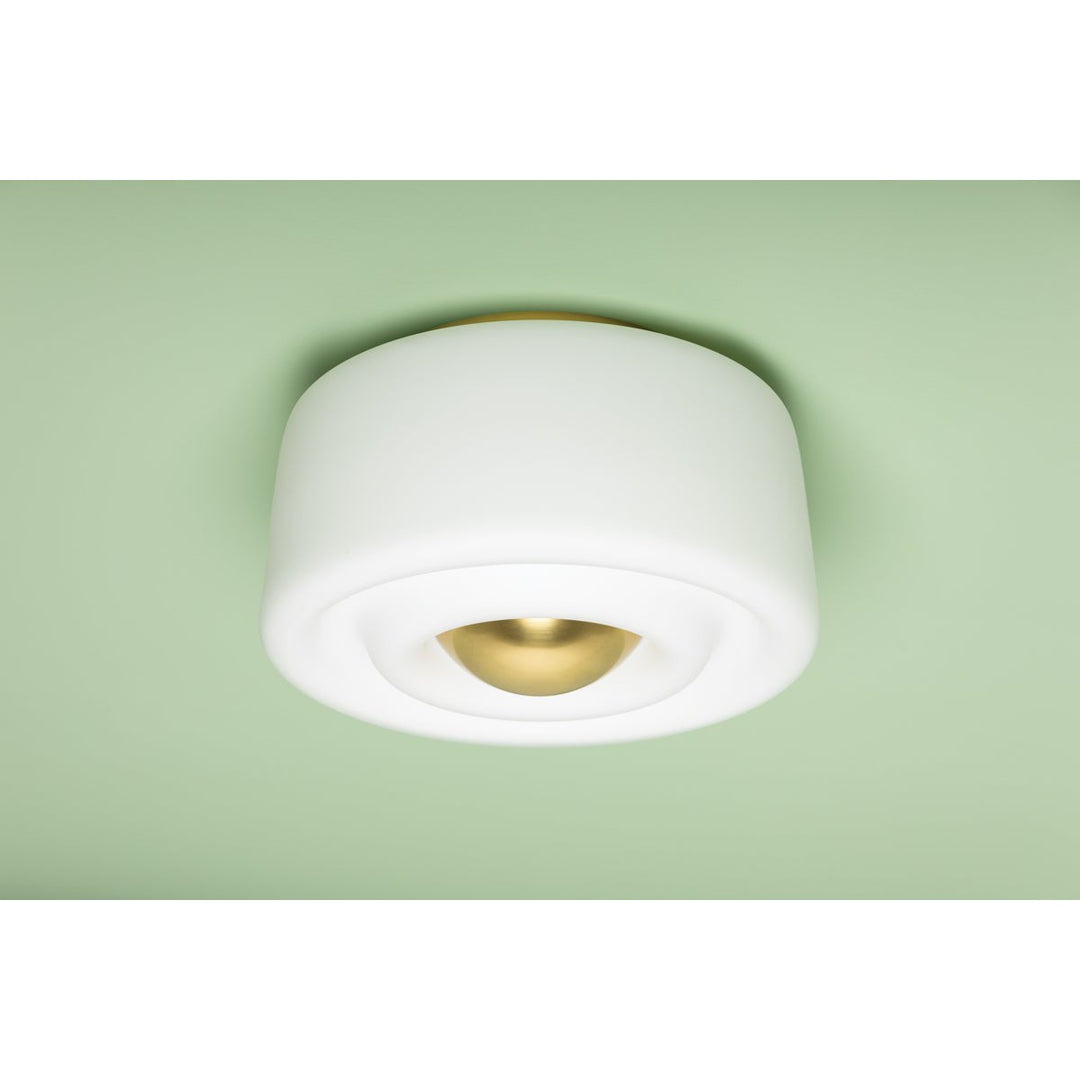 CIELA Flush Mount-Mitzi-HVL-H837502-AGB-Flush MountsAged Brass-4-France and Son