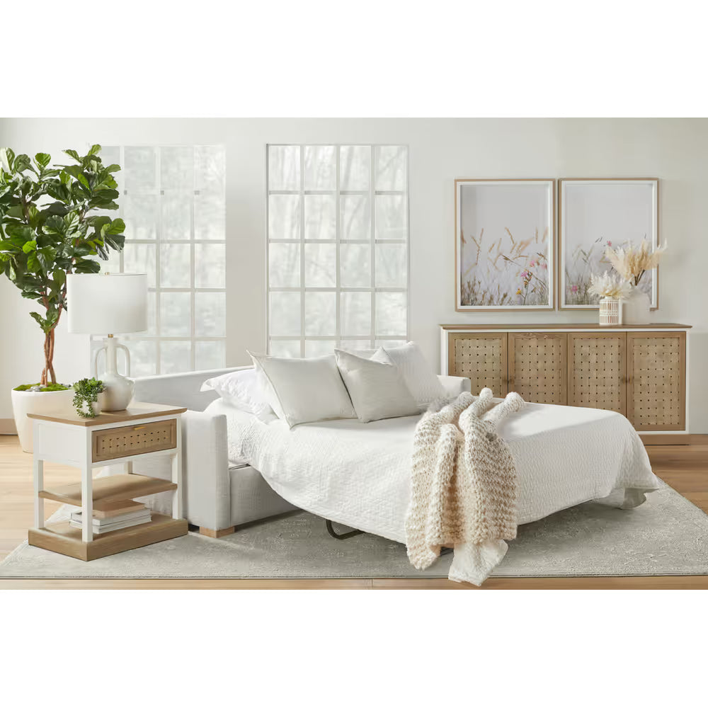Clara 86" Slim Arm Queen Sleeper Sofa