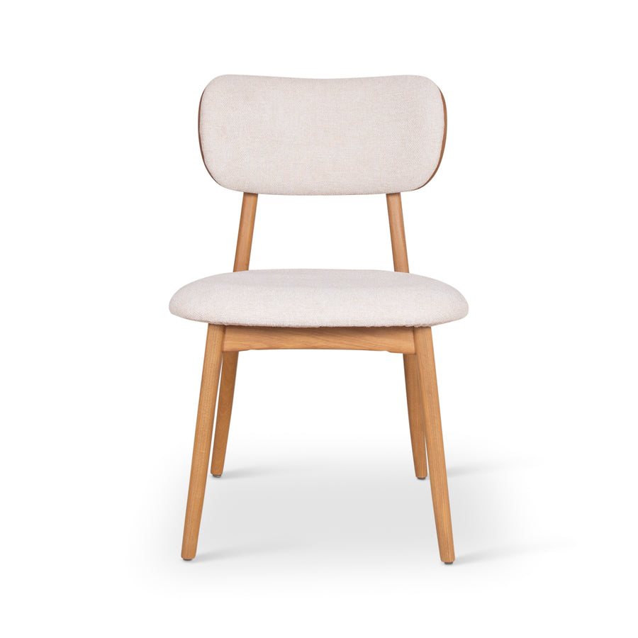 Claudia Dining Chair - Damasco, Harvest Natural