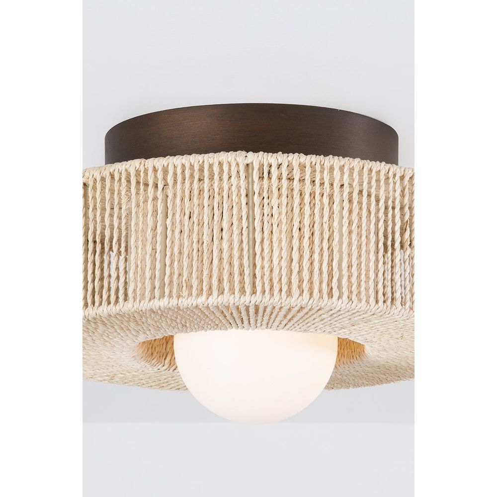 Coleman Flush Mount - Bronze Leaf