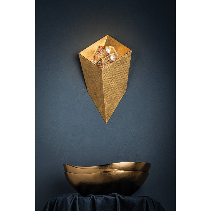 Conch Wall Sconce - Vintage Gold Leaf