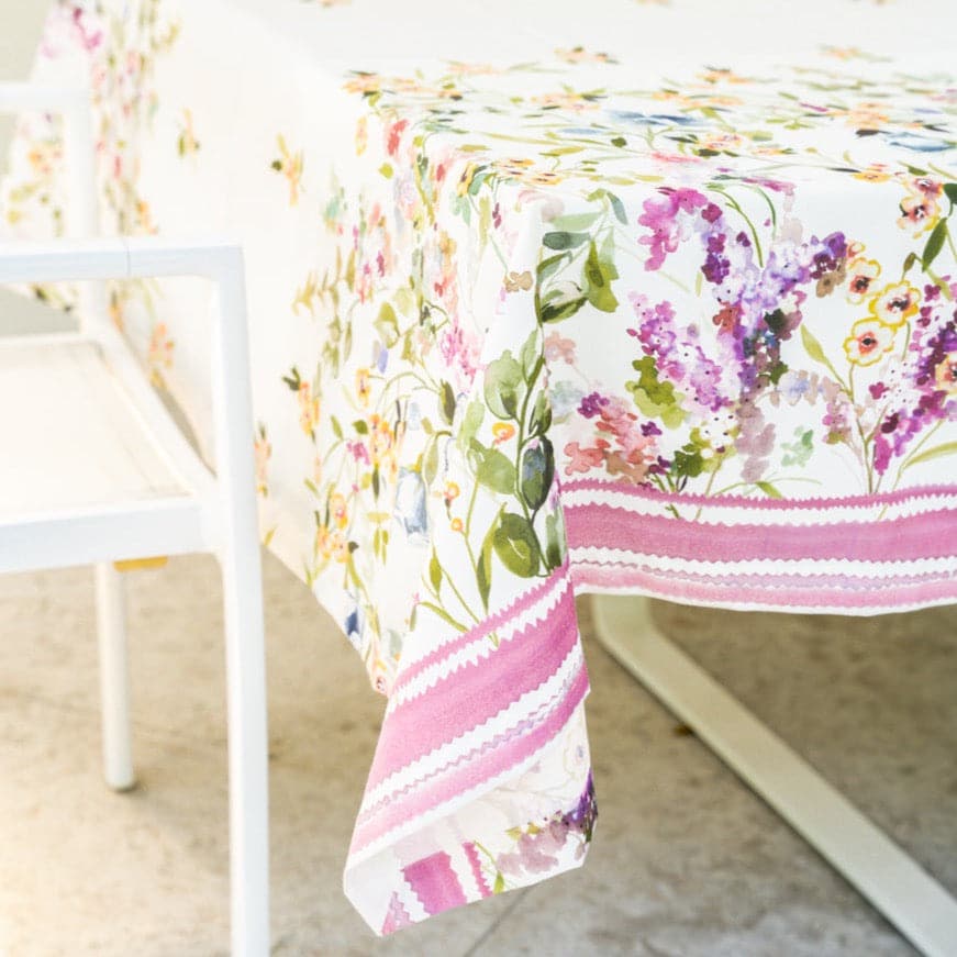 Gardenia Tablecloth-Mode Living-MODE-VA110070-PK-Decor-3-France and Son