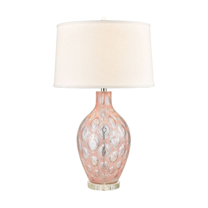 Bayside 31'' High 1-Light Table Lamp - Pink-Elk Home-ELK-D4707-Table Lamps-4-France and Son