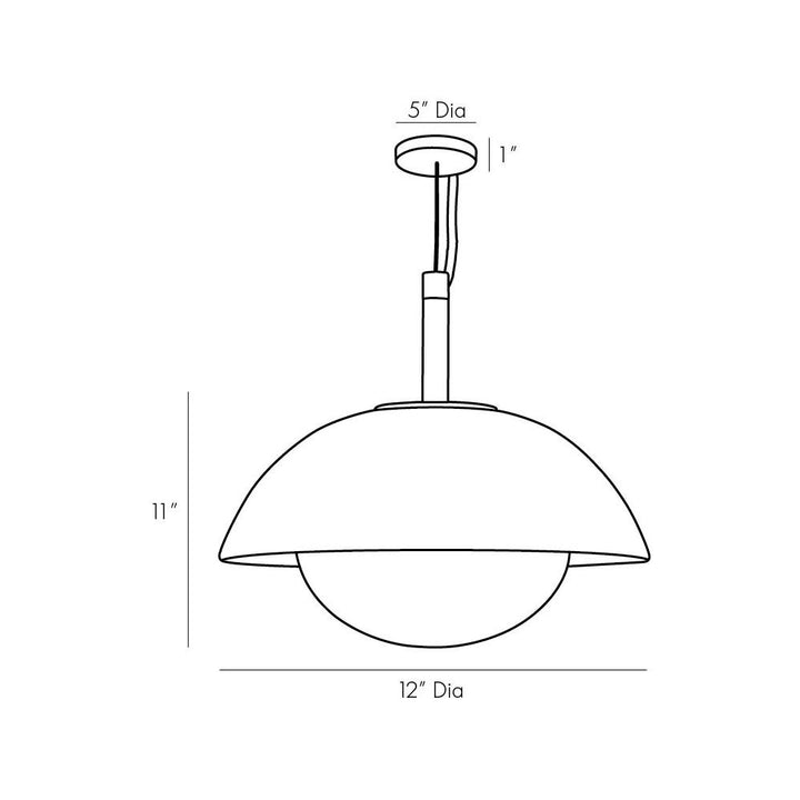 Solenne Pendant - Black