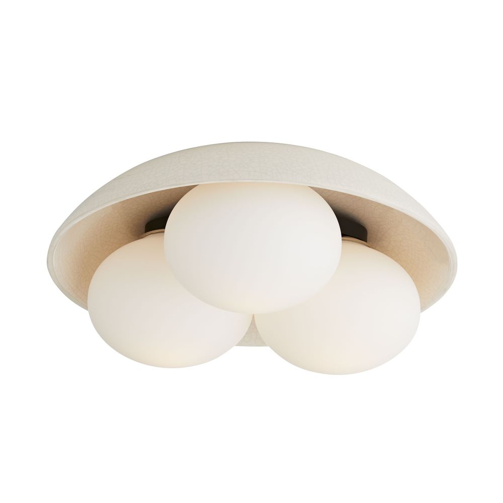 Solenne Large Flush Mount - Black