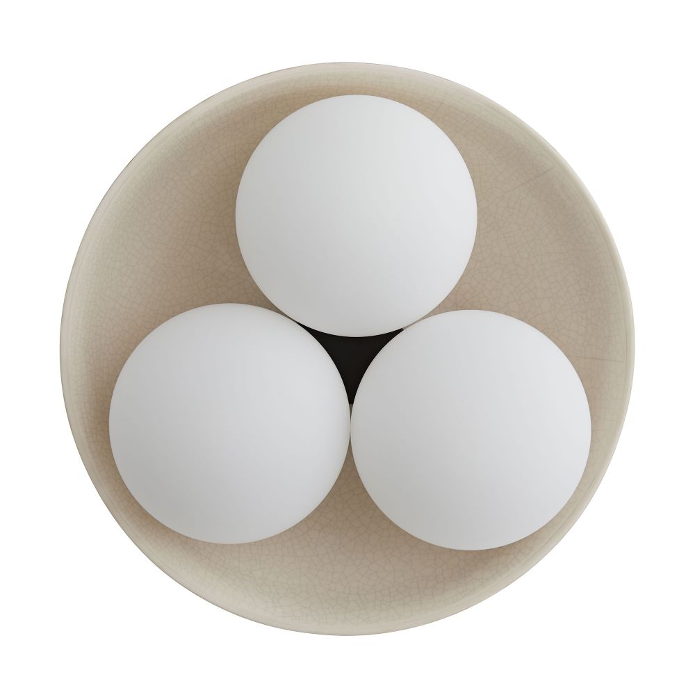 Solenne Large Flush Mount - Black