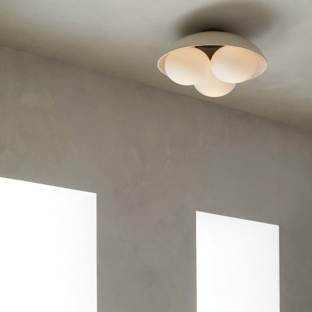Flush Mounts Solenne Large Flush Mount - Black
