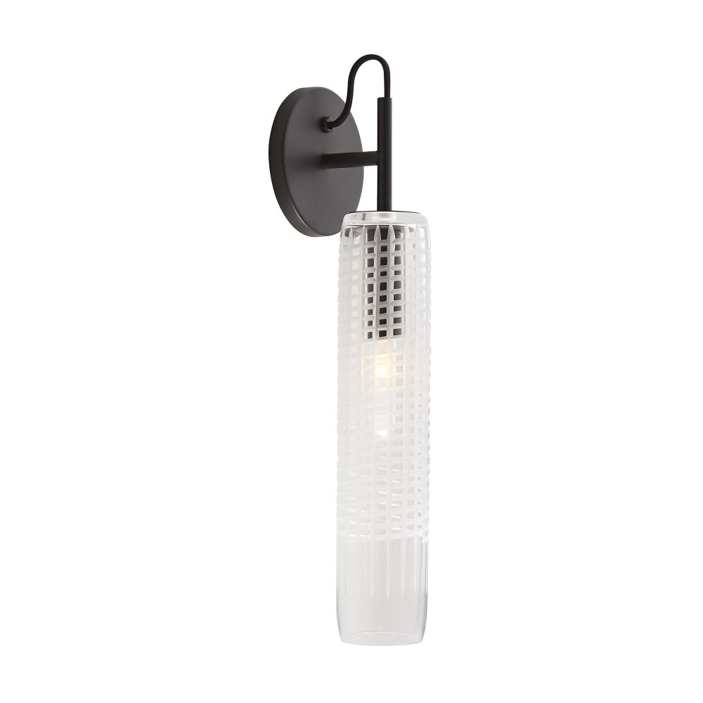 Clive Tall Sconce - Black